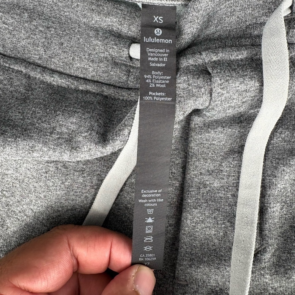 Lululemon City Sweat Jogger *Thermo 29" Heathered Light Cast View 4